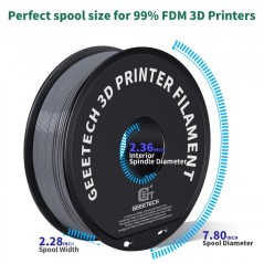 Filament ABS+ gris pour boîtiers, supports et accessoires d’atelier