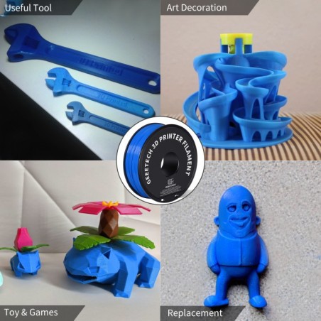Filament ABS+ bleu pour boîtiers, supports et accessoires d’atelier