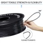 Filament TPU Noir – Souple, résistant & fonctionnel Filament TPU Noir – Souple, résistant & fonctionnel
