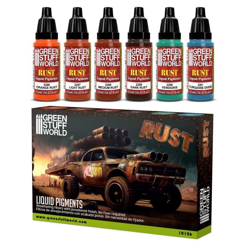 Set Pigments Liquides - Rouille Set Pigments Liquides - Rouille