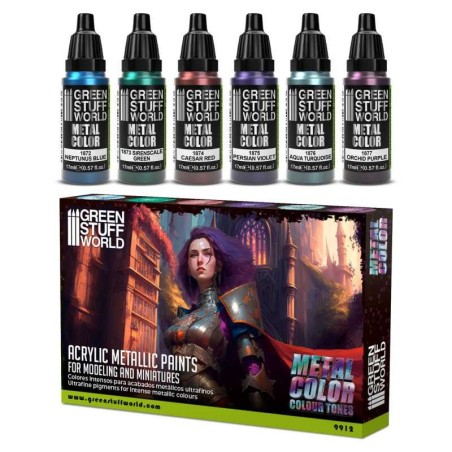 Set Peintures Metalliques - Couleurs