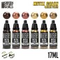 Set Peintures Metalliques - Or Set Peintures Metalliques - Or