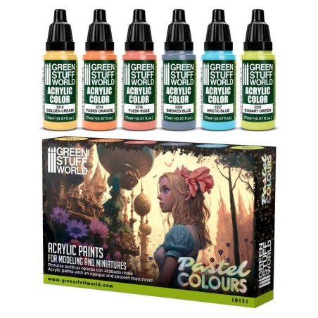 Set Peinture - Couleurs Pastel