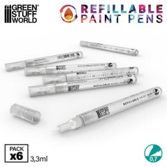 Stylo-feutre rechargeable 0.7 (pack x6)