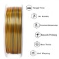 PLA SILK TRICOLORE VIOLET OR NOIR (silk purple gold black) PLA SILK TRICOLORE VIOLET OR NOIR (silk purple gold black)