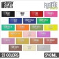 Peinture souple Rouge Brun 240ml Peinture souple Rouge Brun 240ml