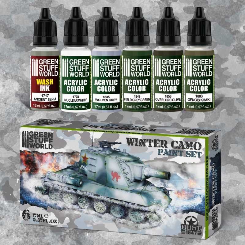 Set Peinture - Camouflage Hiver Set Peinture - Camouflage Hiver