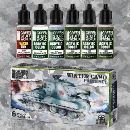 Set Peinture - Camouflage Hiver