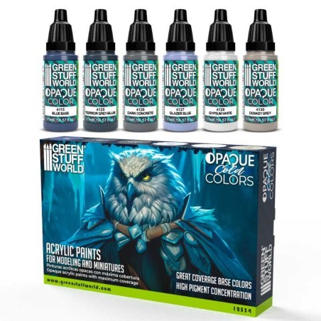 Set Peinture Opaque- Couleurs Froides