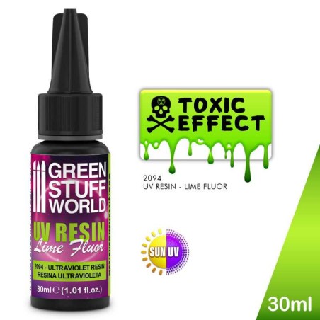 Résine Ultraviolette 30ml - Effet Toxique