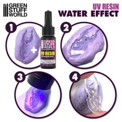 Résine Ultraviolette 30ml - Effet d'Eau