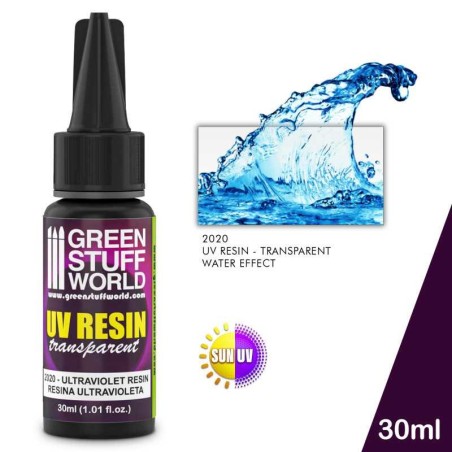Résine Ultraviolette 30ml - Effet d'Eau