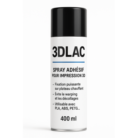 3DLAC - Spray adhésif pour impression 3D