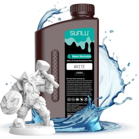 Résine lavable à l'eau water washable SUNLU