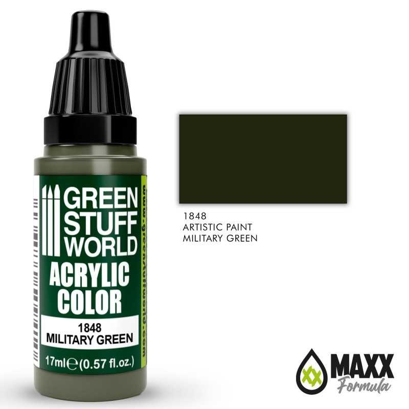 Peinture acrylique MILITARY GREEN