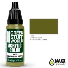Peinture acrylique CAMOUFLAGE GREEN (vert)