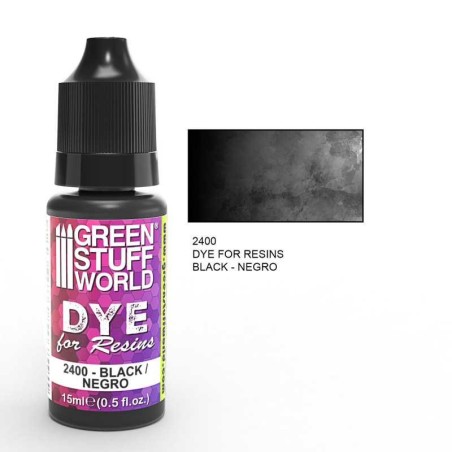 Teinture pour Résines – Noir | Colorant UV, Époxy & PU