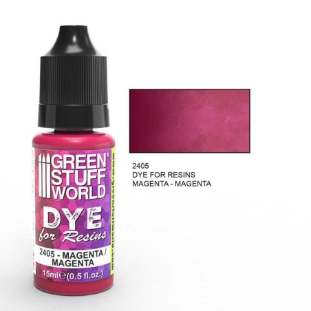 Teinture résine Magenta | Fuchsia pop & accents design – UV/Époxy/PU