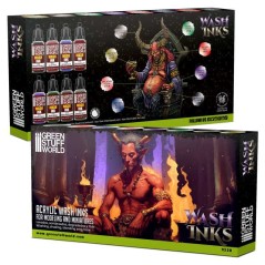 Set 8x Encre de lavage (wash ink)
