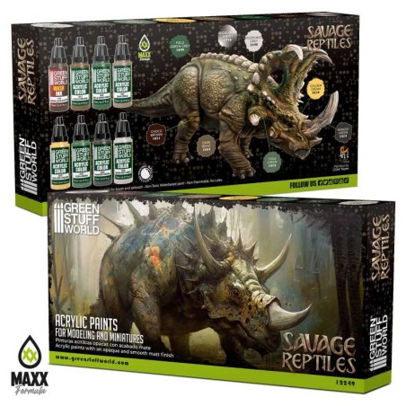 Set Peinture - Savage Reptiles