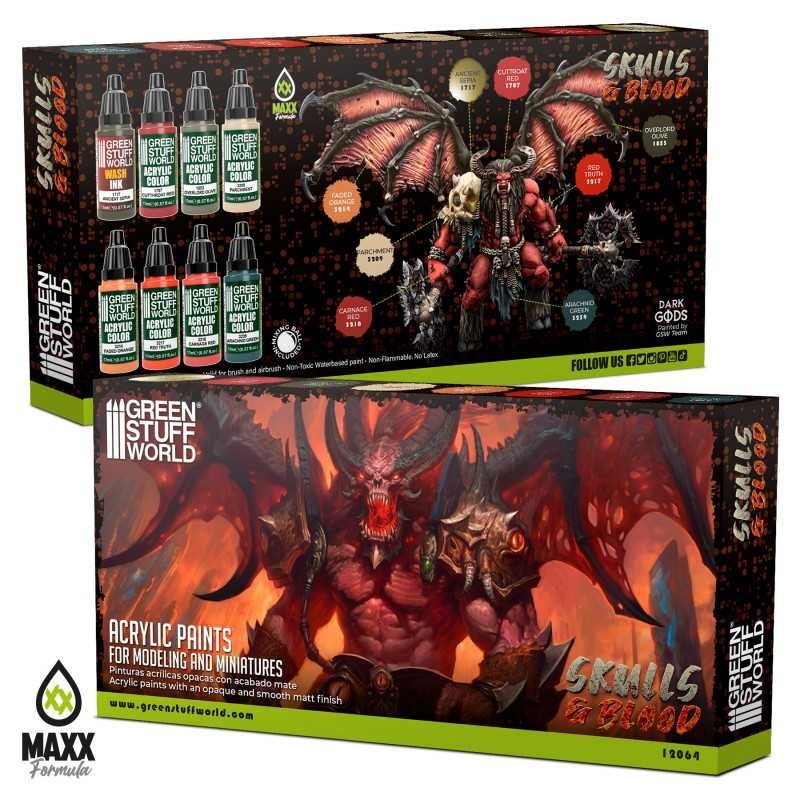 Set Peinture - Skulls & Blood Set Peinture - Skulls & Blood