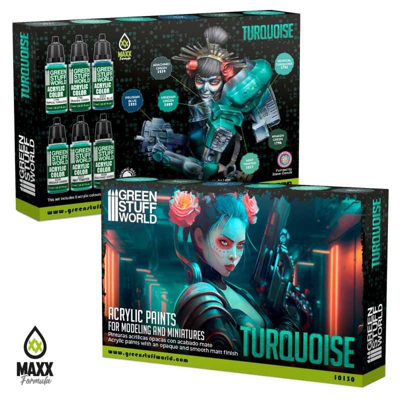 Set Peinture - Turquoise Set Peinture - Turquoise
