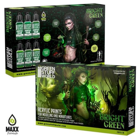 Set Peinture - Bright Green /Vert lumineux