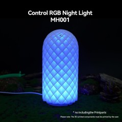 Kit Lampe LED RGB USB avec télécommande –  Compatible “LED Lamp Kit-001” (couleurs & effets)