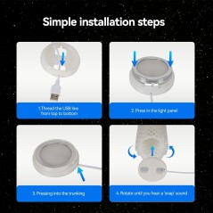 Kit Lampe LED RGB USB avec télécommande –  Compatible “LED Lamp Kit-001” (couleurs & effets)