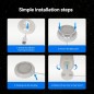 Kit Lampe LED RGB USB avec télécommande – Kit-001 Kit Lampe LED RGB USB avec télécommande – Kit-001