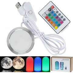 Kit Lampe LED RGB USB avec télécommande –  Compatible “LED Lamp Kit-001” (couleurs & effets)