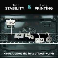 PLA-HT le PLA Haute TEMPERATURE. PLA pour l'exterieur. Polymaker