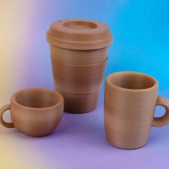 PLA effet bois sans particules - PolyTerra Gradient Wood