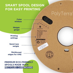 PolyTerra PLA+ Satin Polymaker | Filament PLA satiné