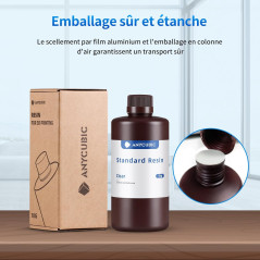 Résine Anycubic Standard transparente clear 1 kg