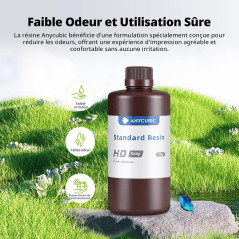 Résine clear Anycubic Standard transparente – 1 kg