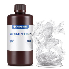 Résine clear Anycubic Standard transparente – 1 kg