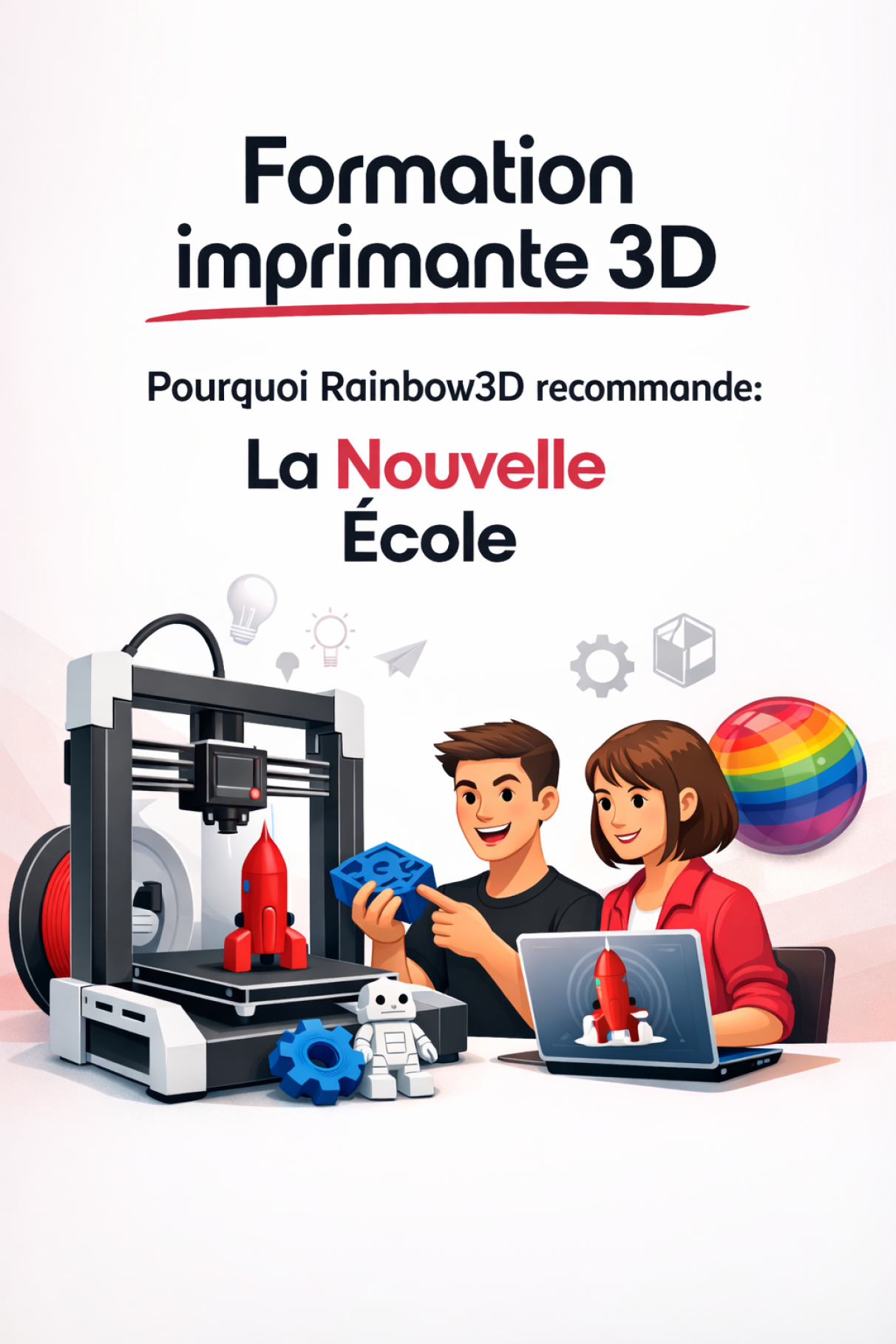 Pourquoi nous recommandons la Formation Impression 3D de Nouvelle École