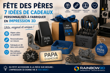 Fête des Pères : 7 idées de cadeaux personnalisés à fabriquer en impression 3D