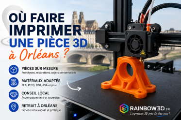 Où faire imprimer une pièce 3D à Orléans ?